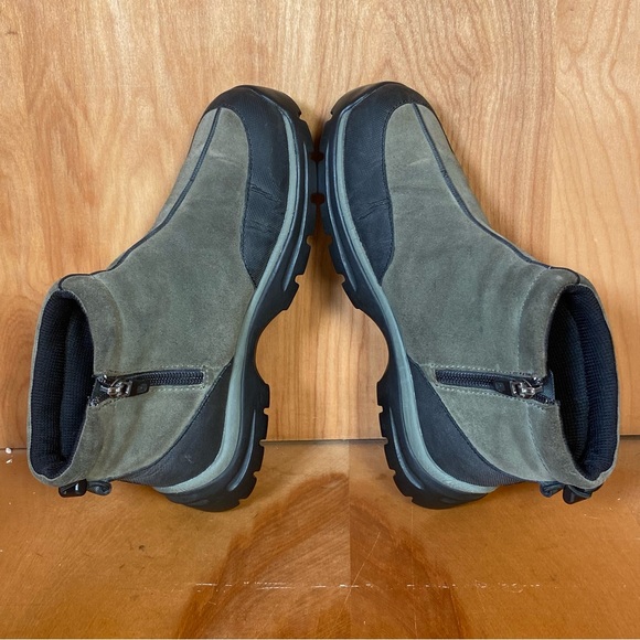 Womens 6 Teva Suede Slip On Hiking Boots Brown SEF1052 - Picture 6 of 8